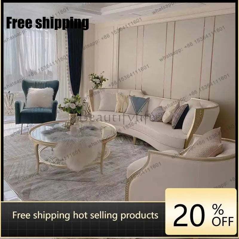 LJY Memory Italian Living Room Sofas Designer Gold Luxury Floor Sofa Living Room Bean Corner Banken Woonkamer Furniture For Home