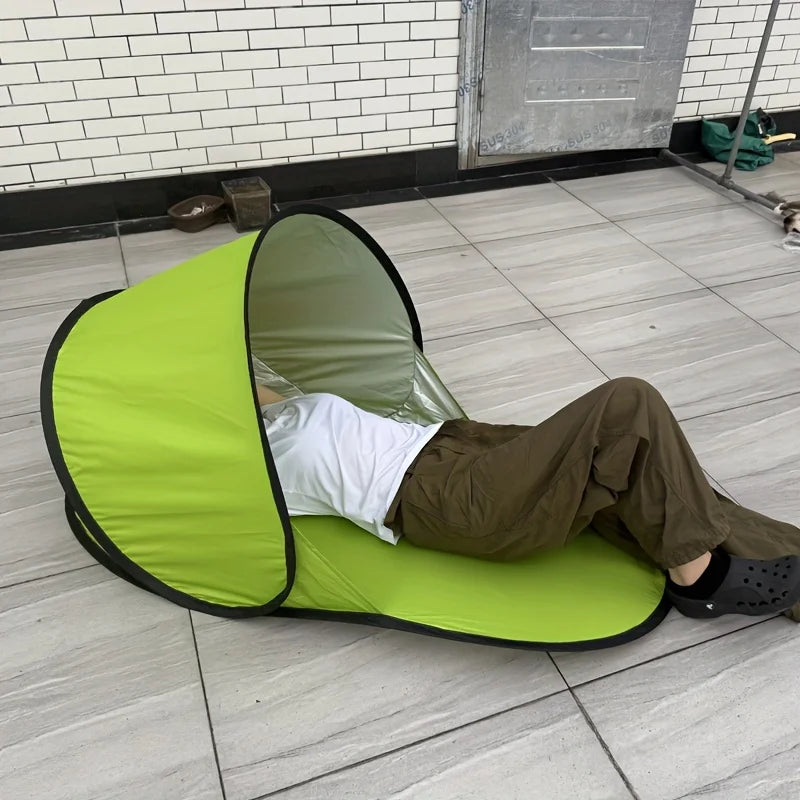 Outdoor Oval-Shaped Fully Automatic Quick-Opening Tent Portable Beach Tent Shade Shelter UV Protection Camping Tent Useful Tent
