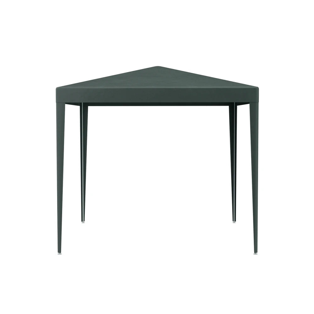 Tente de réception 10'x10' pour extérieur, gazebo robuste, auvent de mariage + 4 murs amovibles, vert