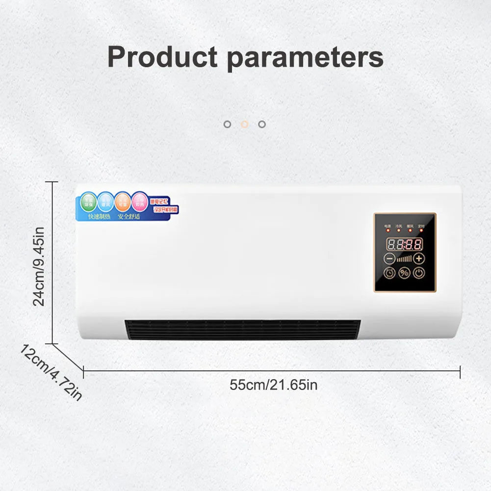 Portable Air Conditioner Wall-mounted Cooling Heating Air Conditioner Fan and Heater Air Conditioner Fan Heater Combo Split