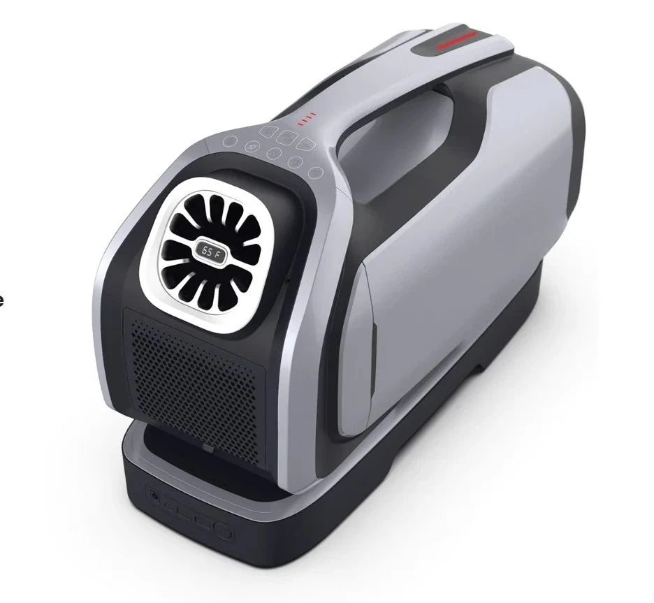 650W Portable Air Conditioner for Tent RV Car Truck, DC 24V/12V, Compact Cooling, Lightweight & Energy Efficient