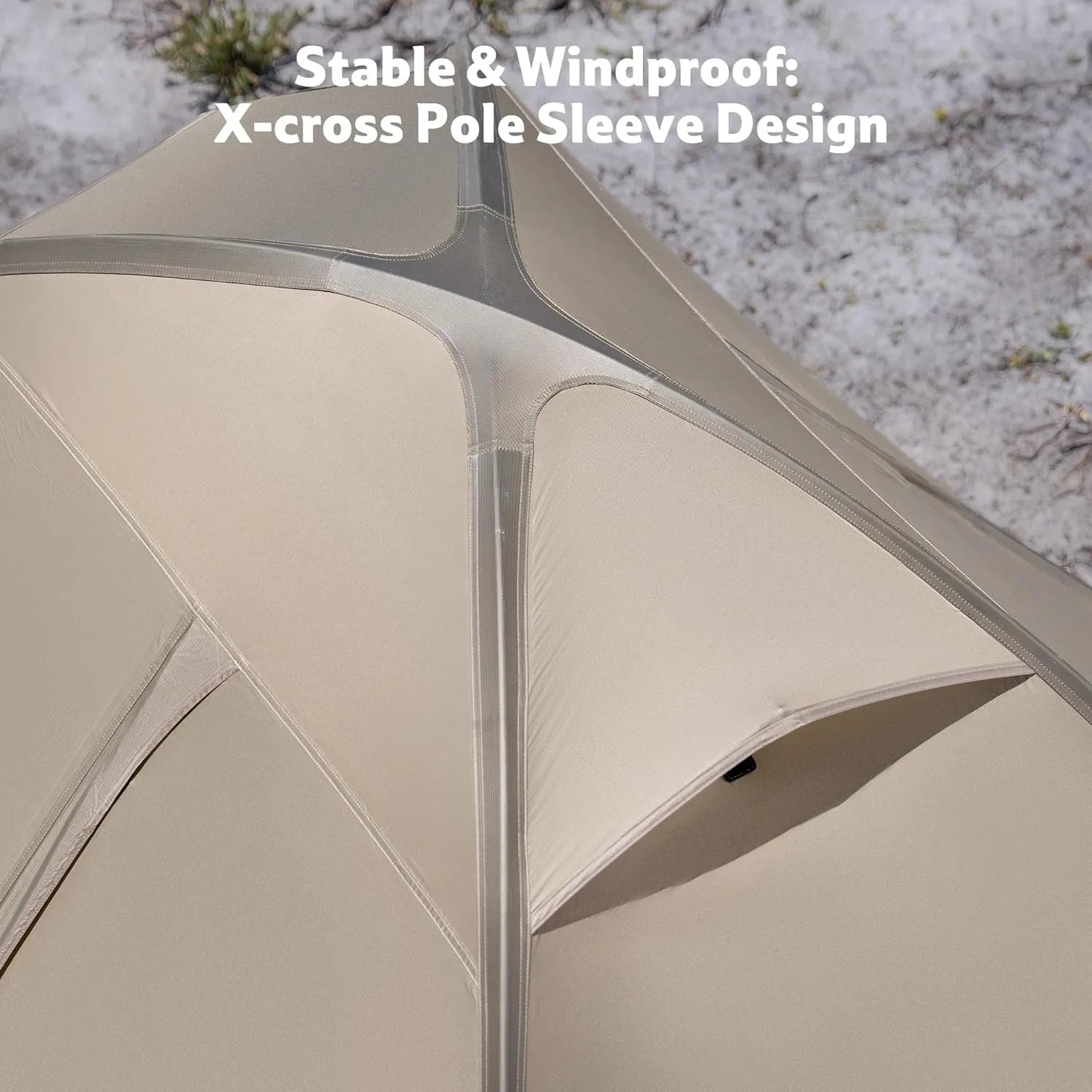 Naturehike 4 Seasons Giling PRO Hiking Tent Easy Setup Dome Tent Outdoor Camping Portable Equipment Mountaineering Tent Ultralight Backpacking Tent