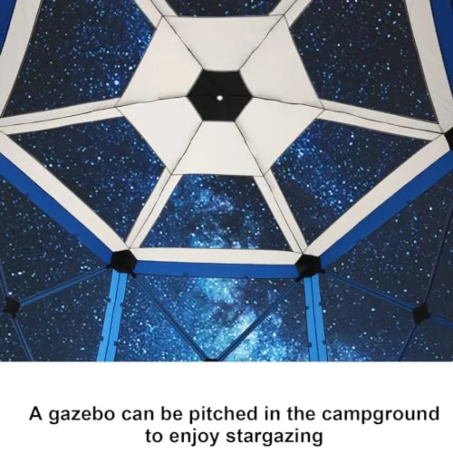 12x12 FT Pop Up  Stargazing Tent Gazebos On Clearance with Removable Roof  Sned in Gazebo Sn Tents Portable carpas para Patio f