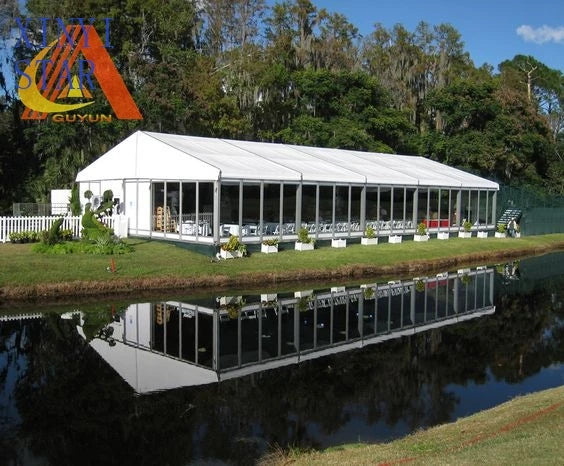 Hot sale large outdoor tent for wedding parties, commercial exhibition events for 200, 400, 600 people, large