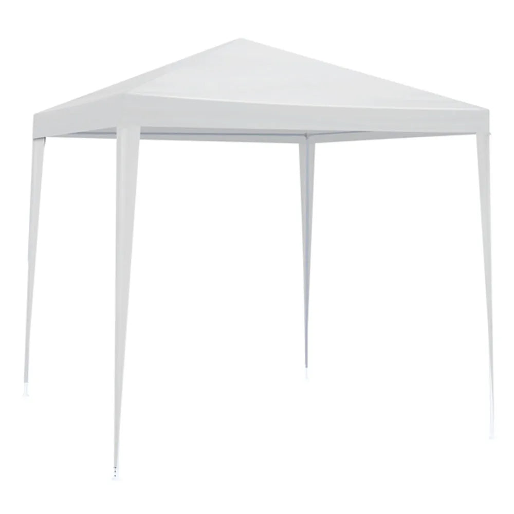 Gazebo de jardin extérieur de 6,5x6,5 pieds, tente de fête de mariage, chapiteau avec 4 parois latérales amovibles