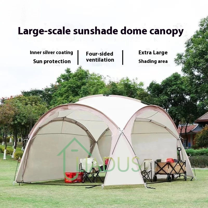 Oversized Outdoor Yurt Dome Canopy,UV Protection,Waterproof Camping Shelter,Outdoor Sun Shade,Tent