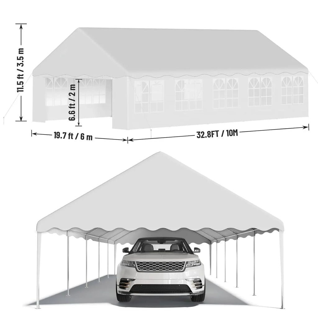 20ft x 32ft Premium Wedding Tent with Removable Sidewalls