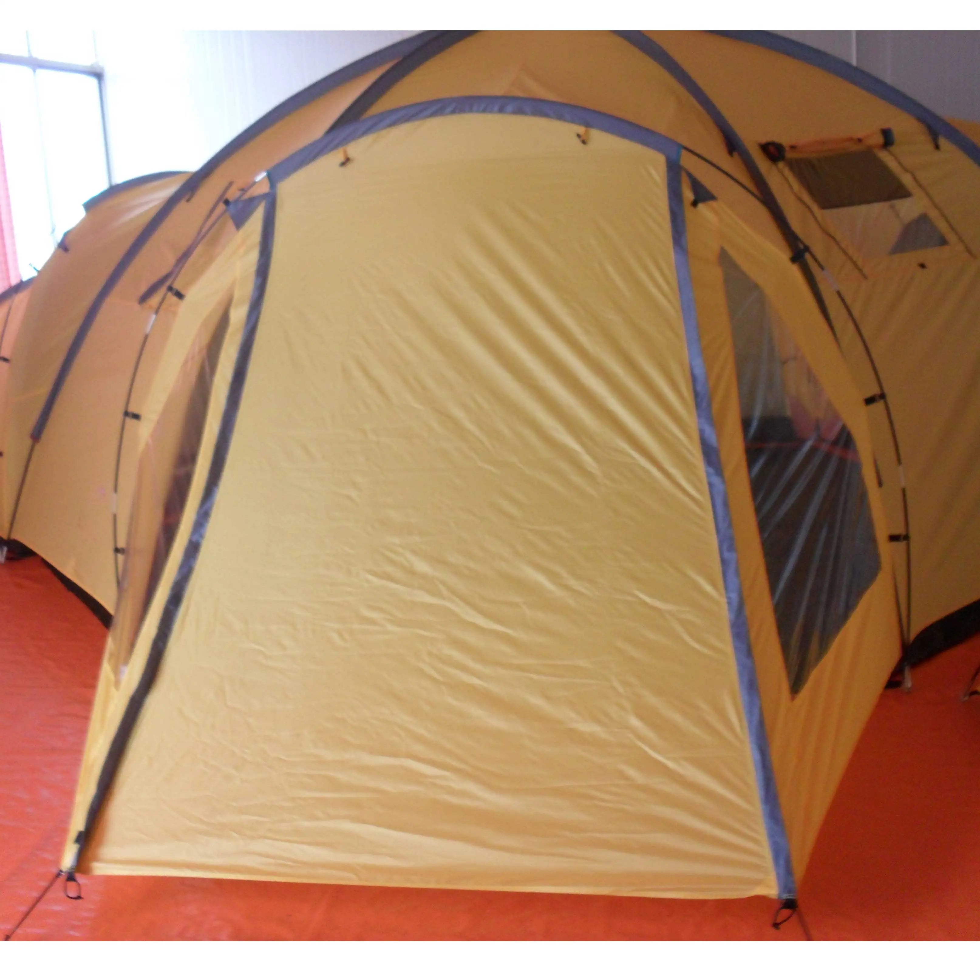 Wind Valley 4 Season Waterproof Customized Family Tent 8 10 12 People 3 Rooms Large Luxury Outdoor Camping Tent