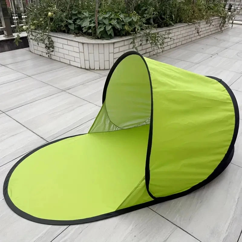 Outdoor Oval-Shaped Fully Automatic Quick-Opening Tent Portable Beach Tent Shade Shelter UV Protection Camping Tent Useful Tent