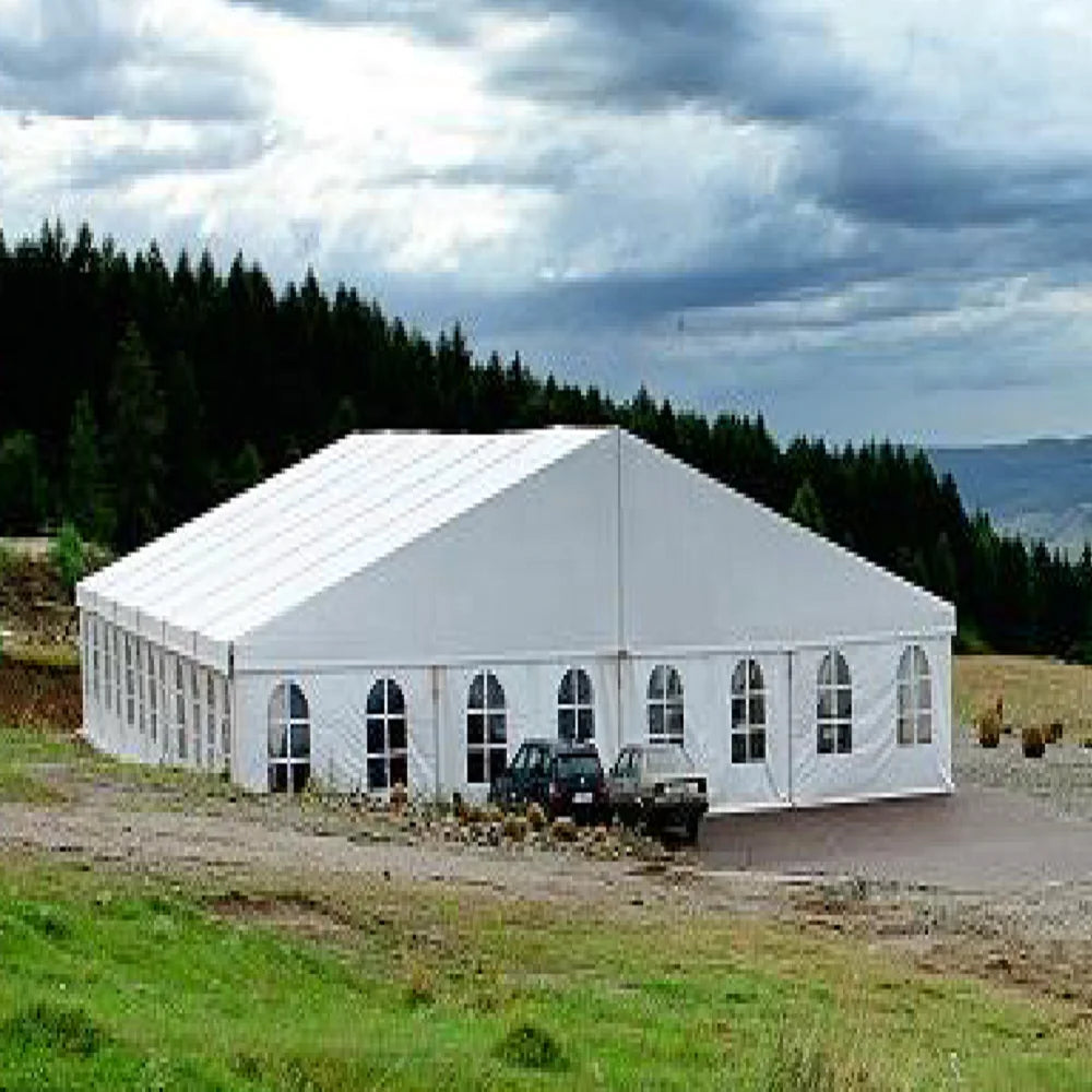 Outdoor Large Span Exhibition Wedding Event Tent Sunshade Canopy Tent Room 20 X 40 Party Tent For 200 500 People