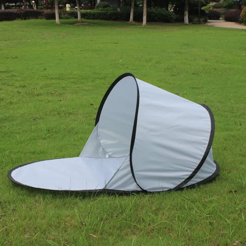 Outdoor Oval-Shaped Fully Automatic Quick-Opening Tent Portable Beach Tent Shade Shelter UV Protection Camping Tent Useful Tent
