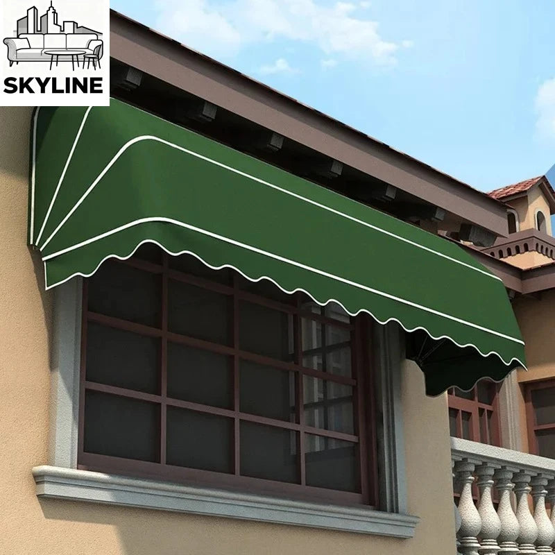 Creative Gazebos for Outdoor Window Rain Proof Canopy Simple Retractable Folding Pergola Outdoor Balcony Eaves Gazebo
