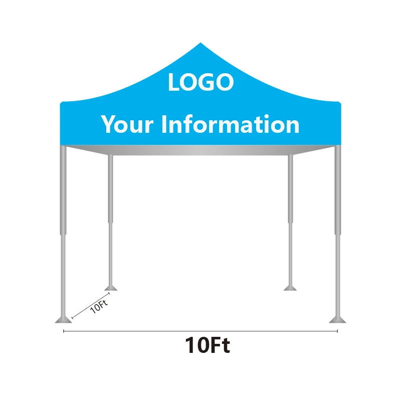 Gazebos de chapiteau d'événement d'exposition, auvent imprimé personnalisé, tente pliable Pop-Up, pour fête en plein air, tentes promotionnelles