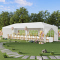 Tente de réception extérieure pour mariage avec parois latérales amovibles, abri de jardin robuste et imperméable pour fêtes, barbecues, événements, jardin, cour et patio