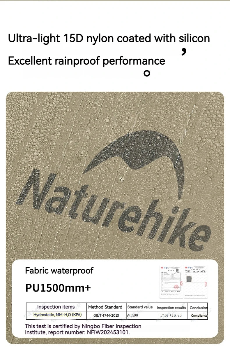Naturehike SOLO Camping Tent Ultralight Silicon Coated Outdoor 4 Seasons Tents Waterproof 15D Nylon Double Layer Hiking Tent