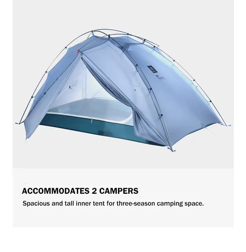 KAILAS New STRATUS Tent Ultralight Backpacking 2 Person Double Layer Waterproof Windproof Camping Hiking Survival Tent KT2503102