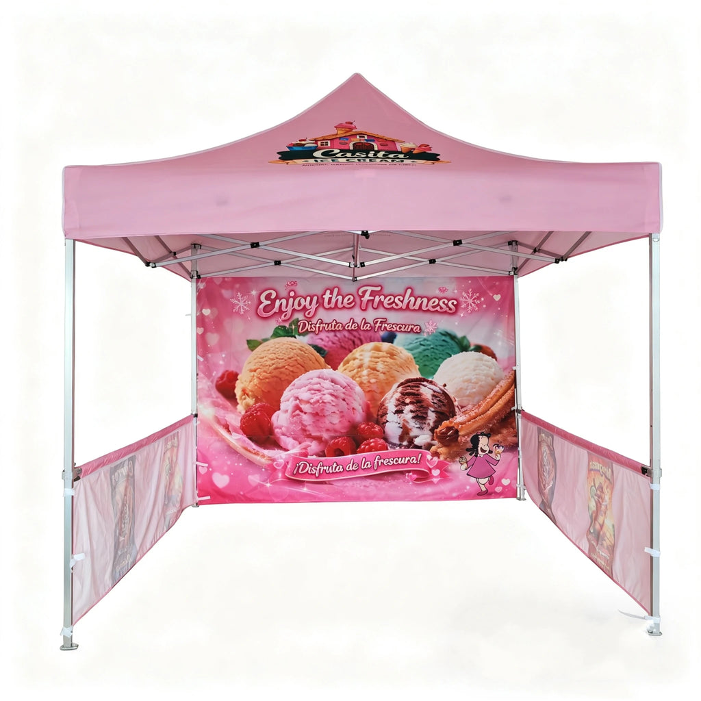 Exhibition Event Marquee Gazebos Custom PrintedMarquee Canopy Custom Tent Pop Up 10x10 Banner  Table Flag Folding