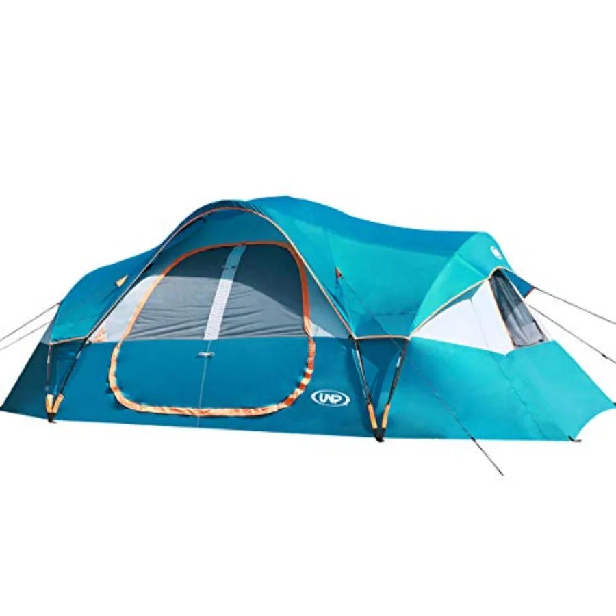Camping Tent 10-Person-Family Tents, Parties, Music Festival Tent, Big, Easy Up, 5 Large Mesh Windows, Double Layer, 2 Room, Wa