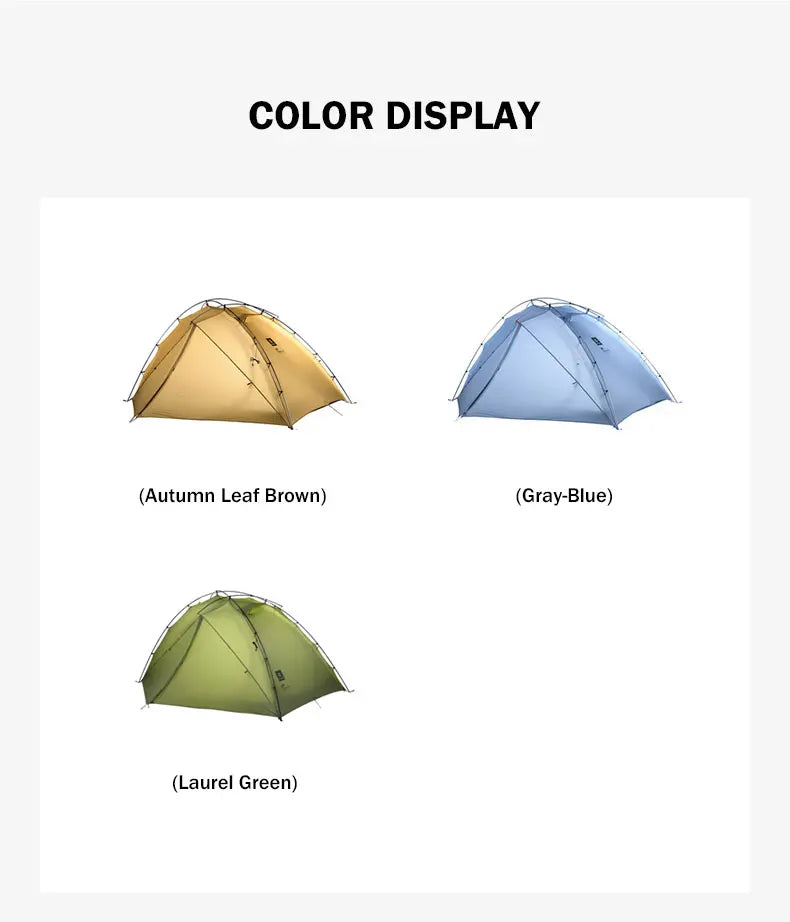 KAILAS New STRATUS Tent Ultralight Backpacking 2 Person Double Layer Waterproof Windproof Camping Hiking Survival Tent KT2503102