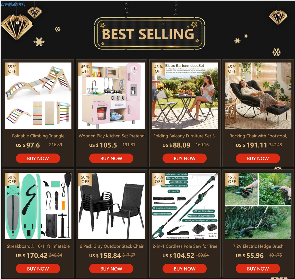 Gazebo 3.3x3.3m Waterproof Stable Pop Up Folding Gazebo, Adjustable Garden Gazebo with 4 Mosquito Net Side Panels & Double Roof