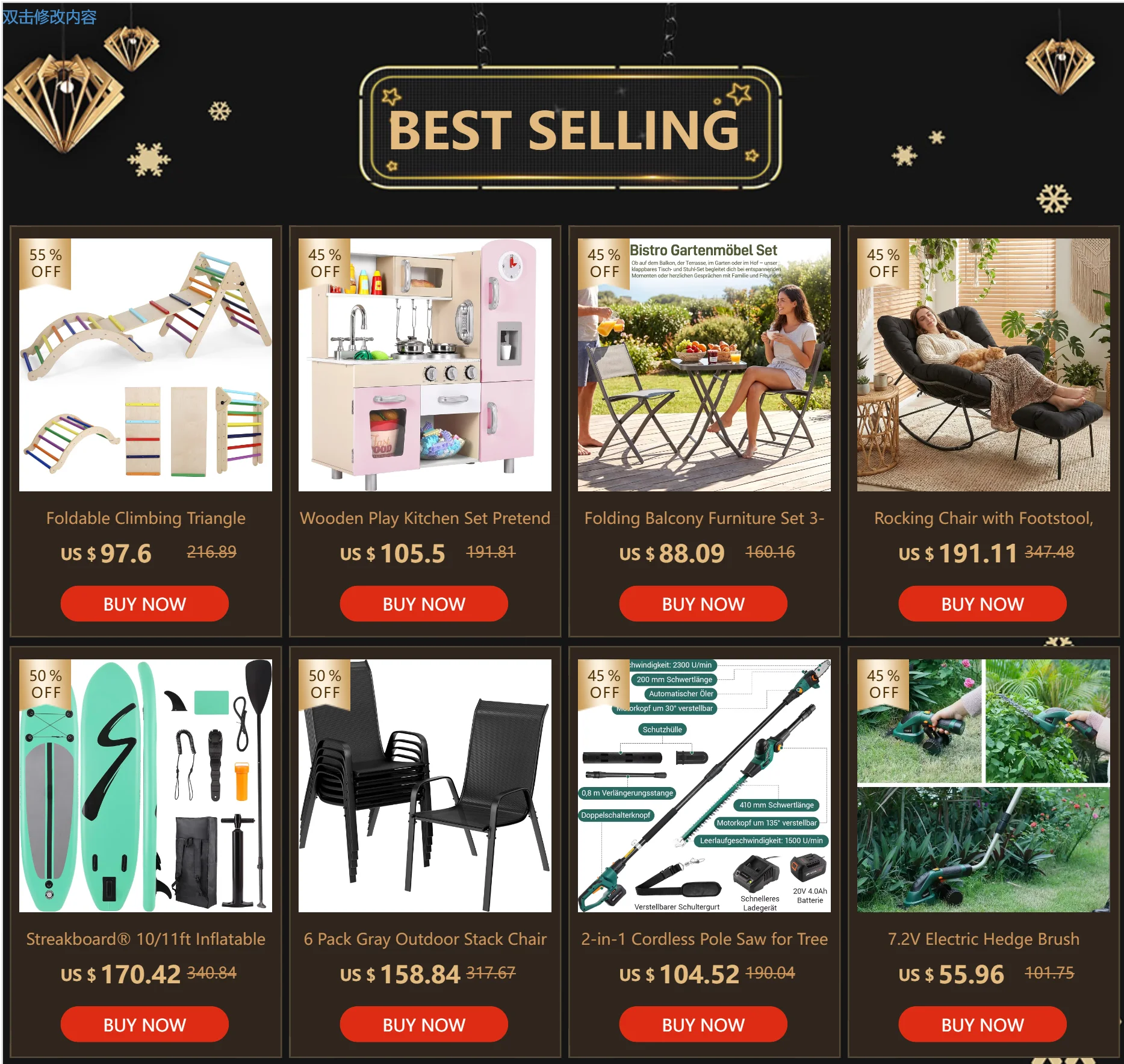 Gazebo 3.3x3.3m Waterproof Stable Pop Up Folding Gazebo, Adjustable Garden Gazebo with 4 Mosquito Net Side Panels & Double Roof