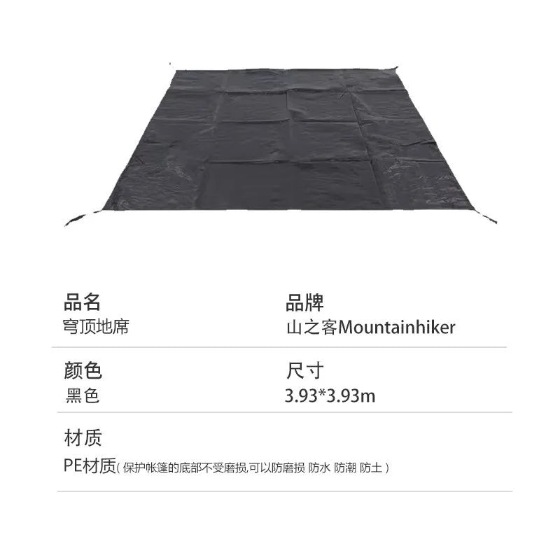 MOUNTAINHIKER 8-10 Person Outdoor Camping Dome Tents Light Luxury Round Gazebo Big Canopy Large Awning Pergola House