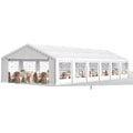 Heavy-Duty Waterproof Outdoor Party Tent, 20x40 ft, with Sidewalls, Ideal for Weddings and Events