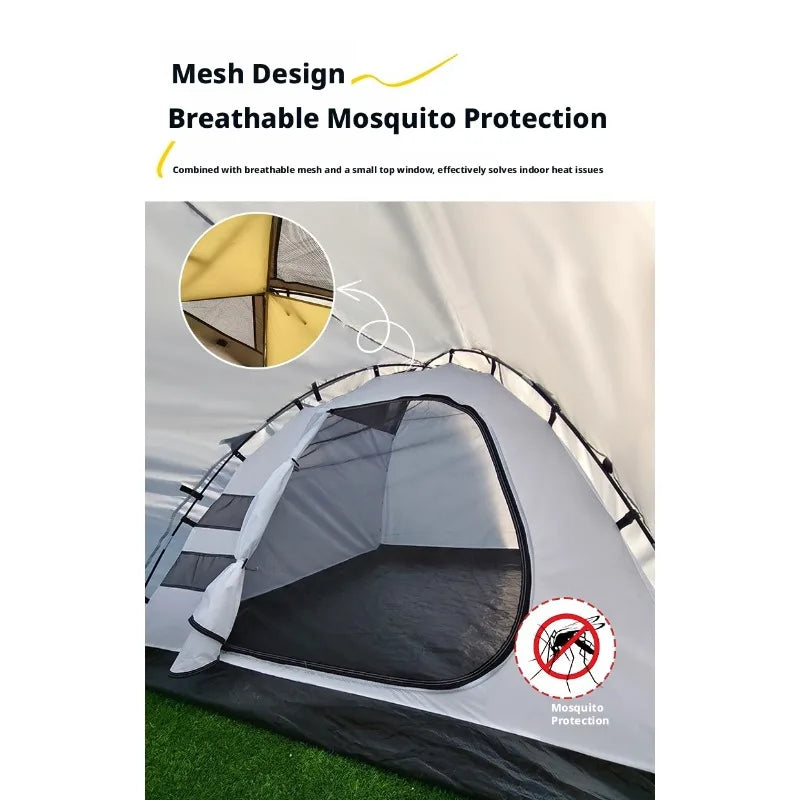 Portable Lightweight Instant Pop Up Small Outdoor Tent Windproof Waterproof Sun Shade Camping Tent for Beach and Park Leisure