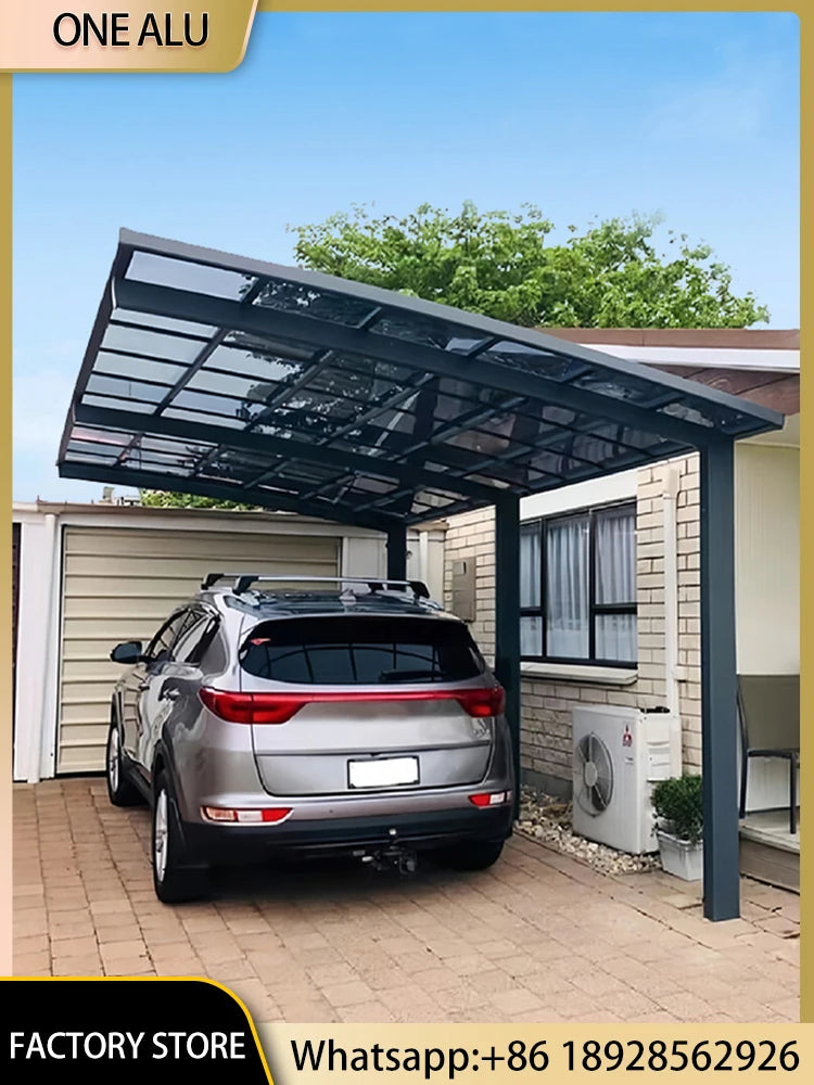 Membrane Structure Carport，Tensile Fabric Parking Shelter for Factory Commercial Use, Custom Size Sun Rain Canopy