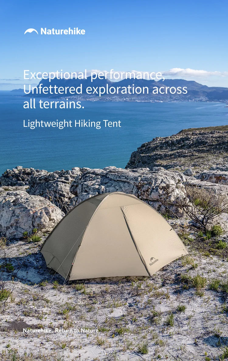 Naturehike 4 Seasons Giling PRO Hiking Tent Easy Setup Dome Tent Outdoor Camping Portable Equipment Mountaineering Tent Ultralight Backpacking Tent
