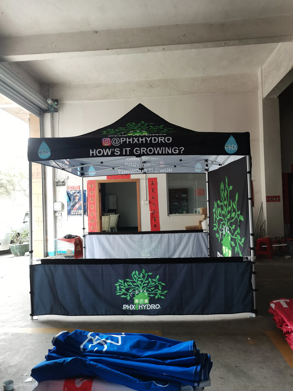 Exhibition Event Marquee Gazebos Custom Printed  Canopy Custom Tent Pop Up Foldable Tent Banner Table Flag
