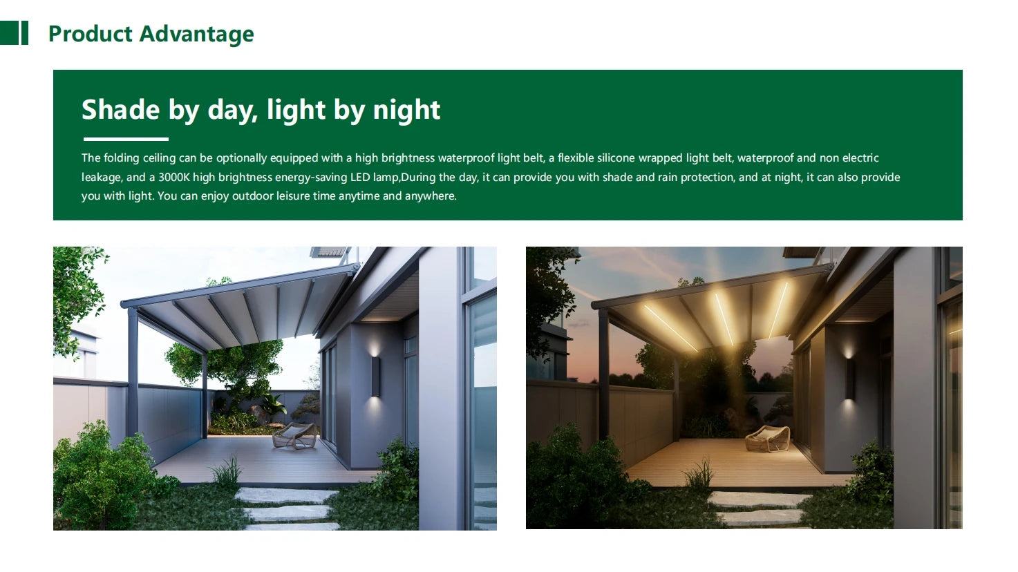Arches Arbours Retractable Pergola Roof De Aluminio Waterproof Fold Canopy Bioclimate Automatic Awning Electric Gazebo Pergola