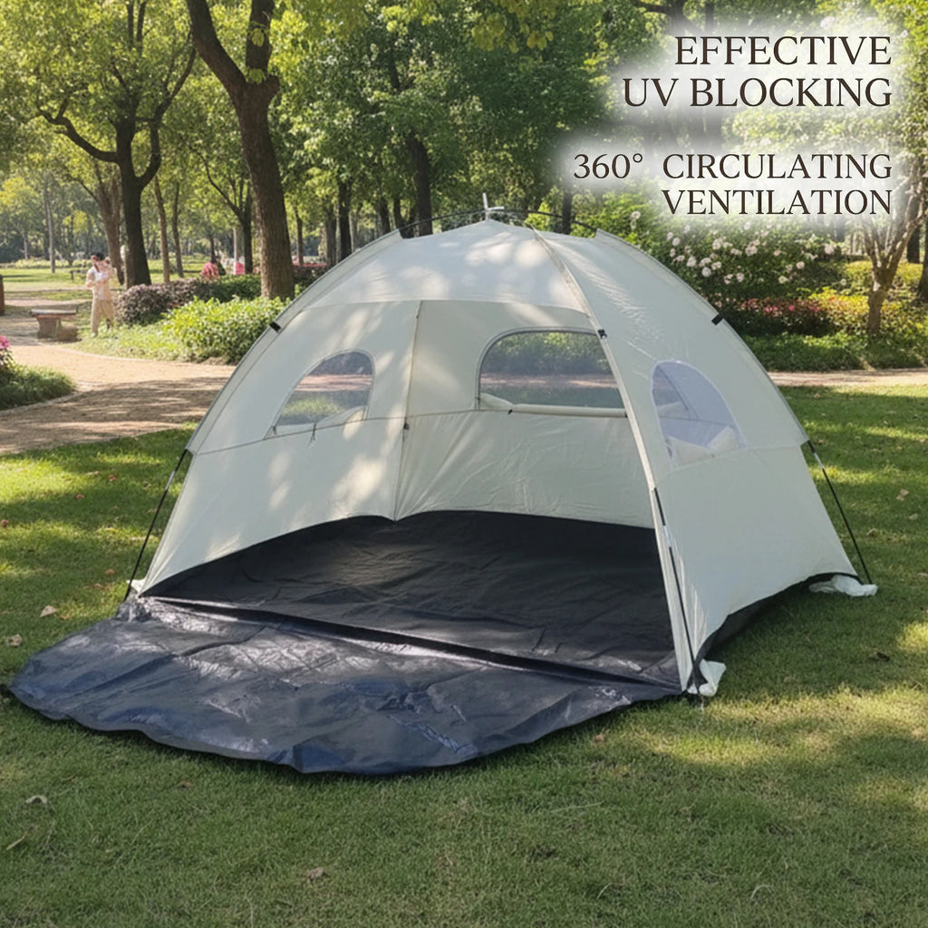 Compact Portable Beach Canopy Tent Pop-Up Shelter for Poolside Spring Camping Music Festivals - Lightweight Outdoor Protection