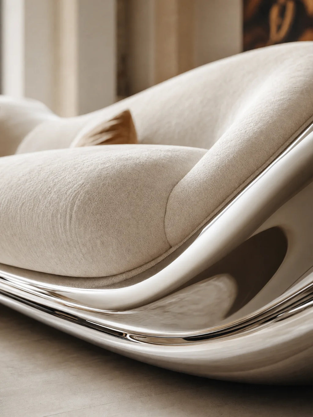 Sofa villa living room light luxury furniture fabric sofa