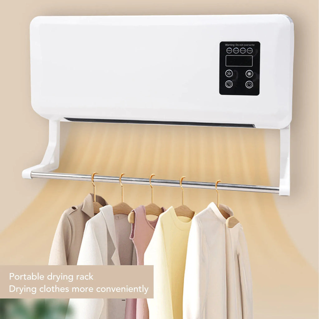 Wall Mounted Conditioner Heater Adjustable Wall Mount Portable Conditioner  Fast Heating Energy Saving for Bedroom