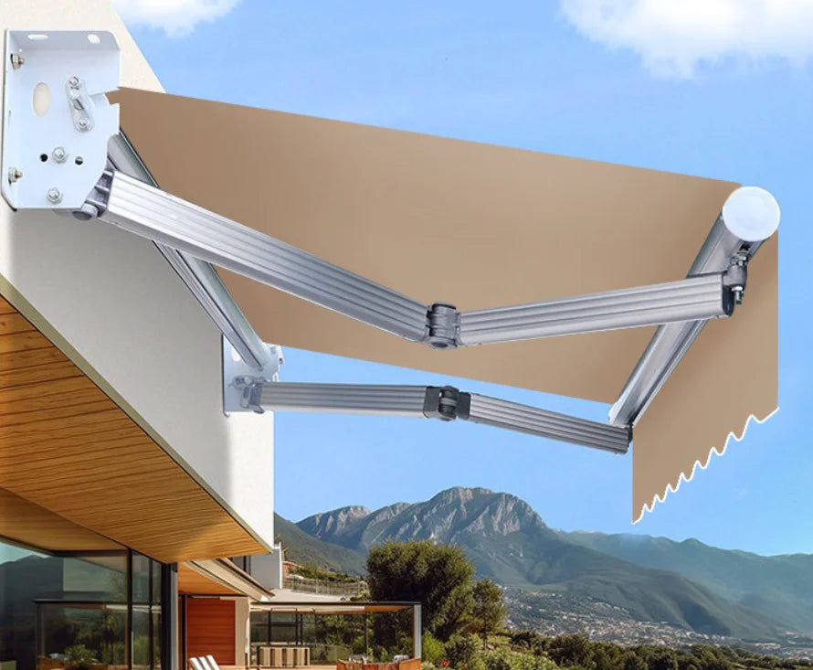 High Quality Electric Sunshade Wind Sensor Intelligent Control Easy Installation Outdoor Patio Sun Shelter UV Resistant Canopy