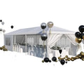 10'x30' Outdoor Heavy Duty  Tent Waterproof Wedding Party Tent with UV Protection Sidewalls Wind Resistant Portable Gazebo Shel