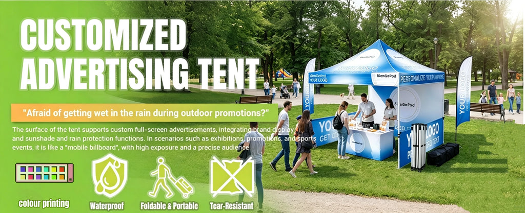 Exhibition Event Marquee Gazebos Custom Printed Business Advertising Canopy Pop Up Foldable Tent