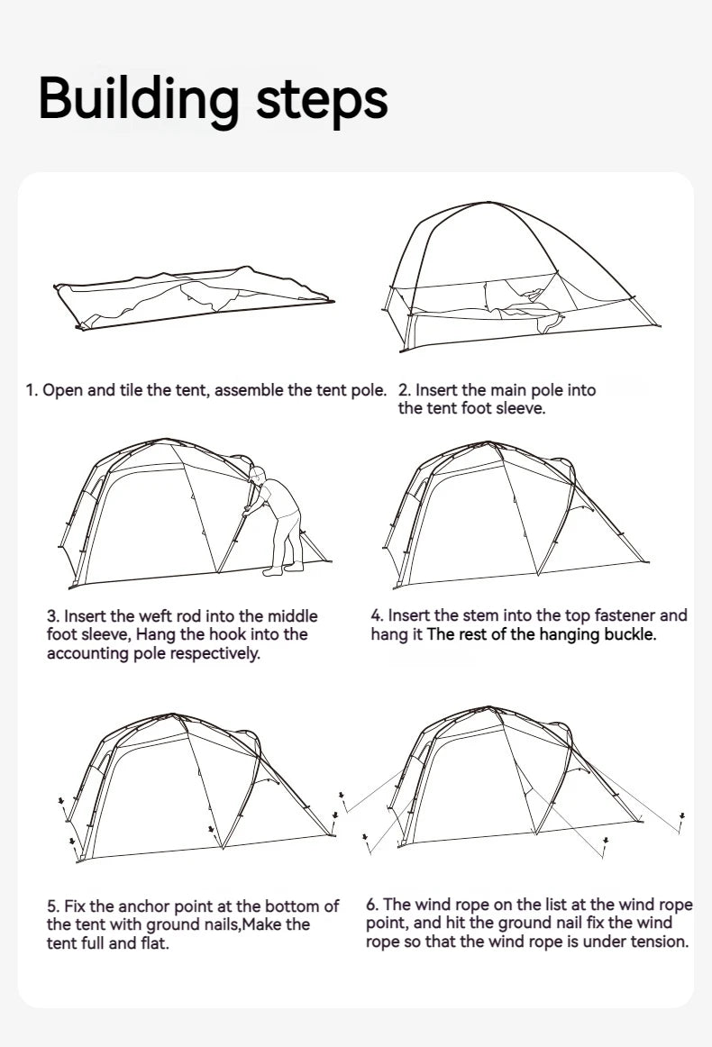 Naturehike SOLO Camping Tent Ultralight Silicon Coated Outdoor 4 Seasons Tents Waterproof 15D Nylon Double Layer Hiking Tent