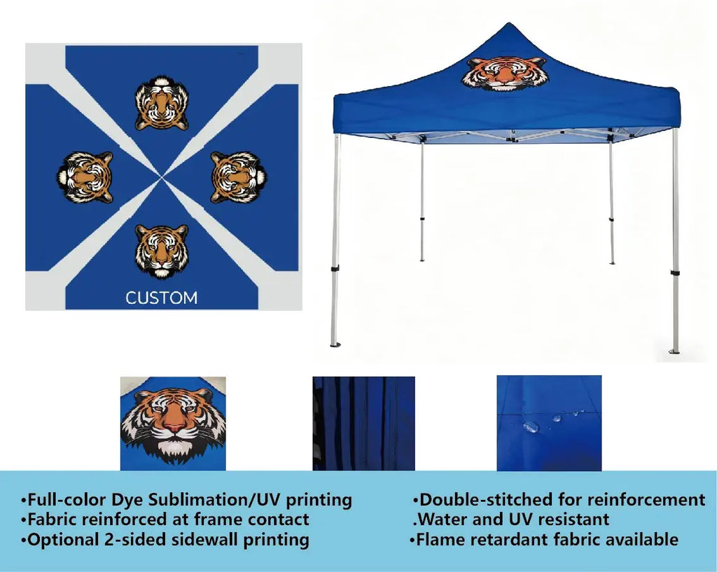 Exhibition Event Marquee Gazebos Custom PrintedMarquee Canopy Custom Tent Pop Up 10x10 Banner  Table Flag Folding
