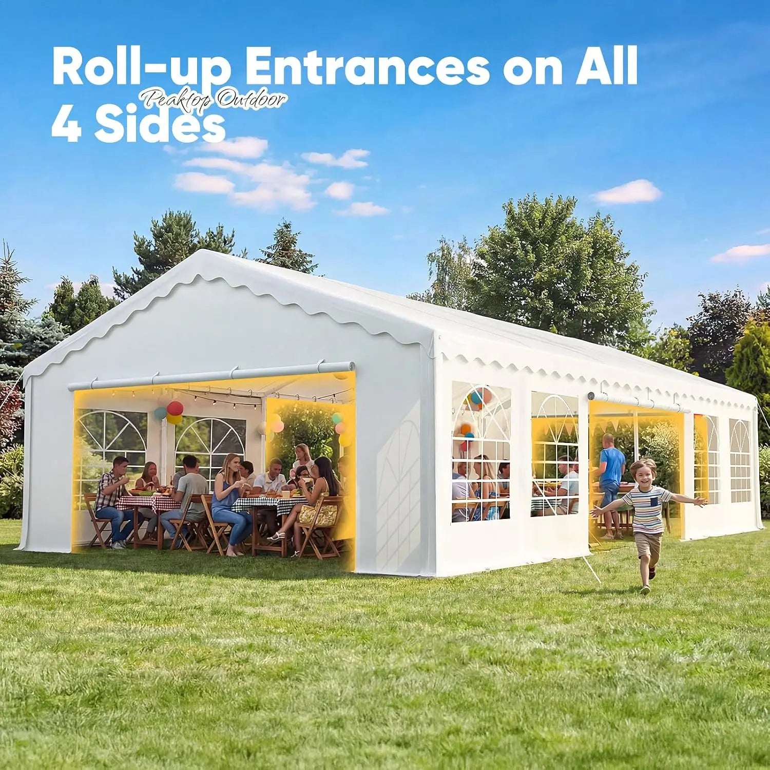 20x40 Party Tent Heavy Duty Wedding Gazebo Shelter Canopy with Bags