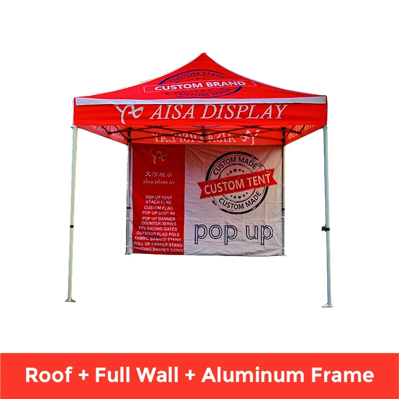 Gazebos de chapiteau d'événement d'exposition, auvent imprimé personnalisé, tente pliable Pop-Up, pour fête en plein air, tentes promotionnelles