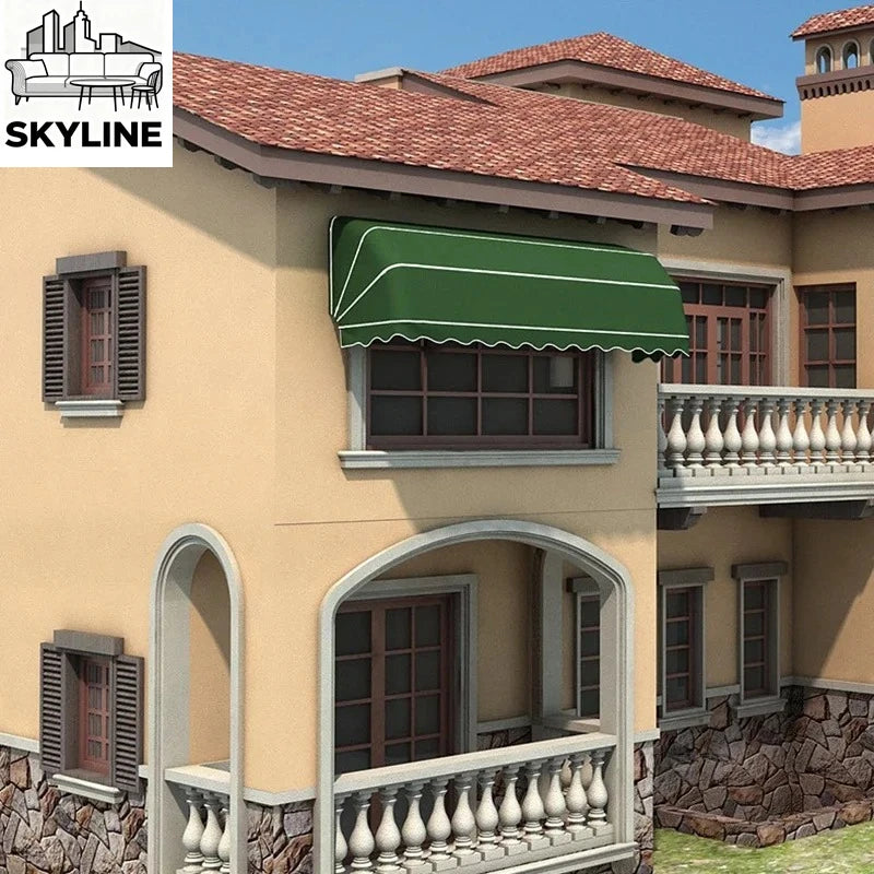 Creative Gazebos for Outdoor Window Rain Proof Canopy Simple Retractable Folding Pergola Outdoor Balcony Eaves Gazebo
