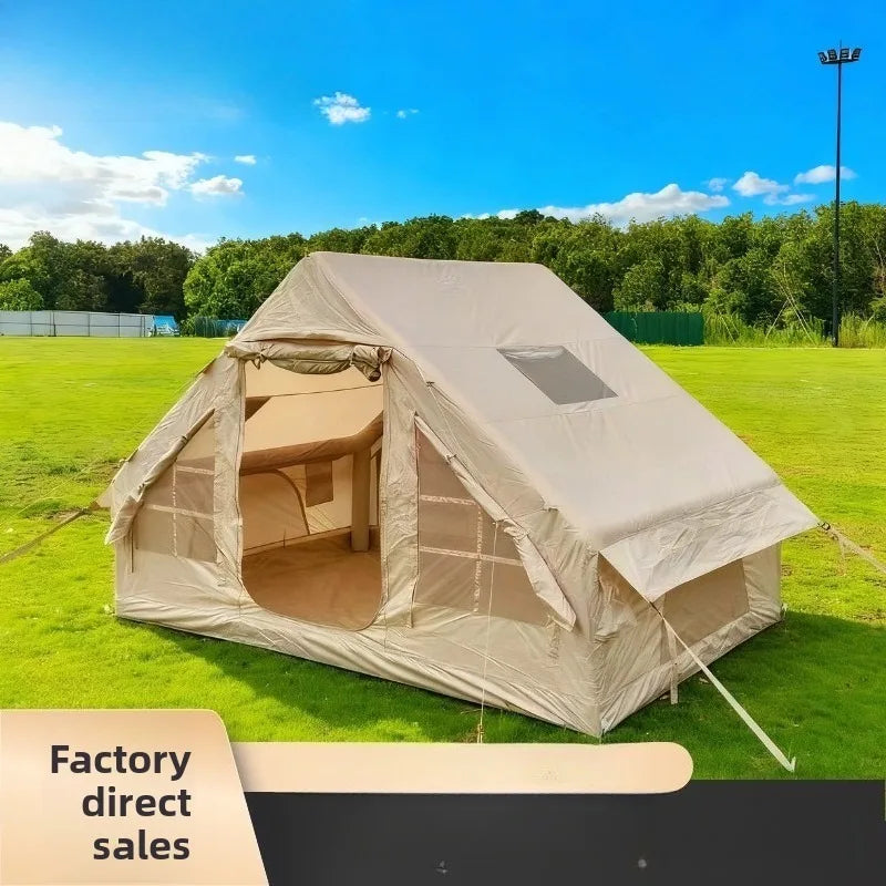 Outdoor Inflatable Tent Windproof Rainproof Camping Dome Quick Open One Piece Bulk Buy Tent Camping Tente Carpas Para Camping