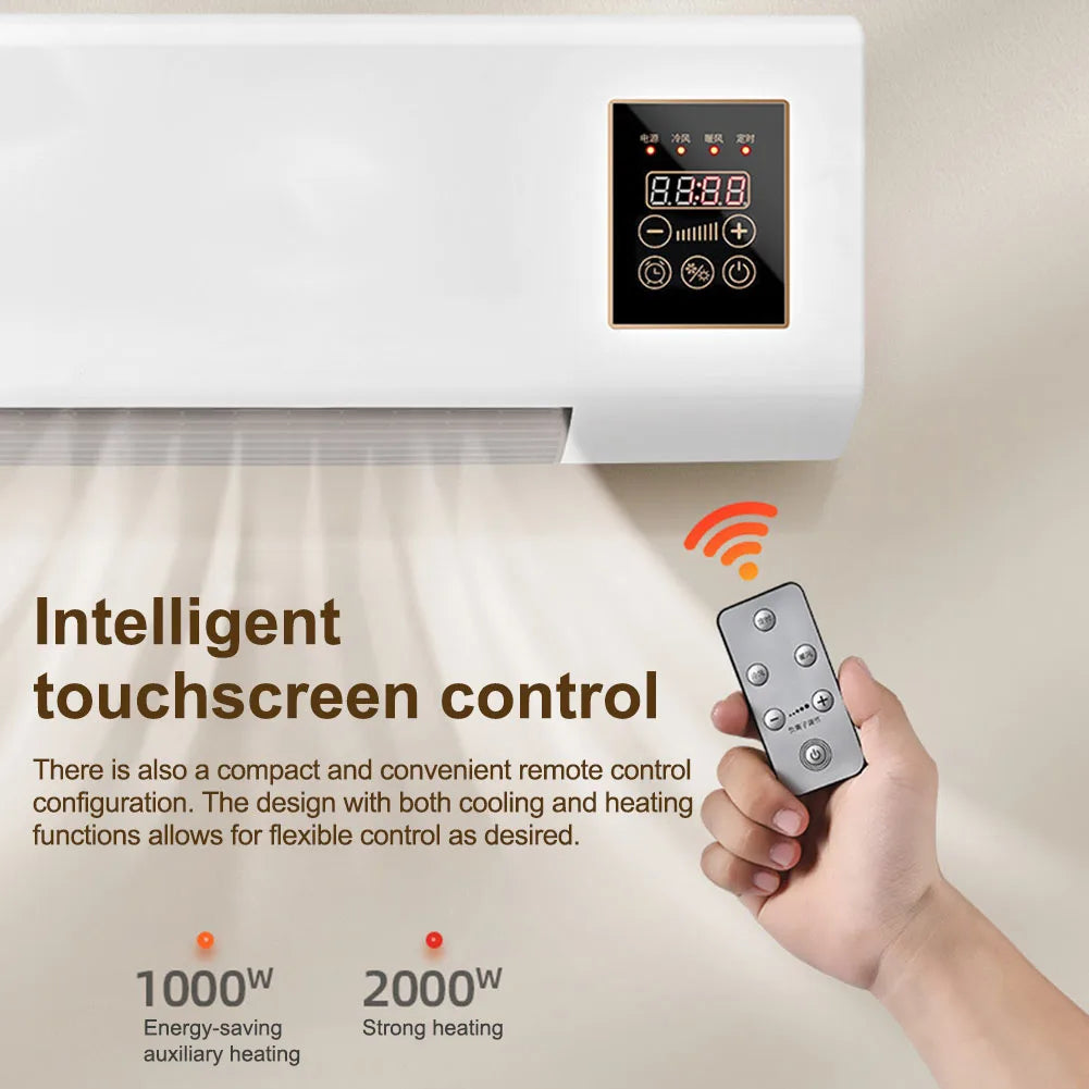 Portable Air Conditioner Wall-mounted Cooling Heating Air Conditioner Fan and Heater Air Conditioner Fan Heater Combo Split