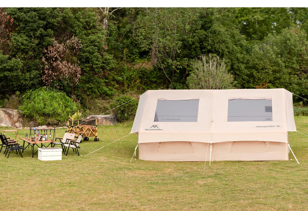 Mountainhiker Outdoor Camping Inflatable Tent Portable Folding Fully Automatic Rainproof Tourism 12 ㎡ Family House