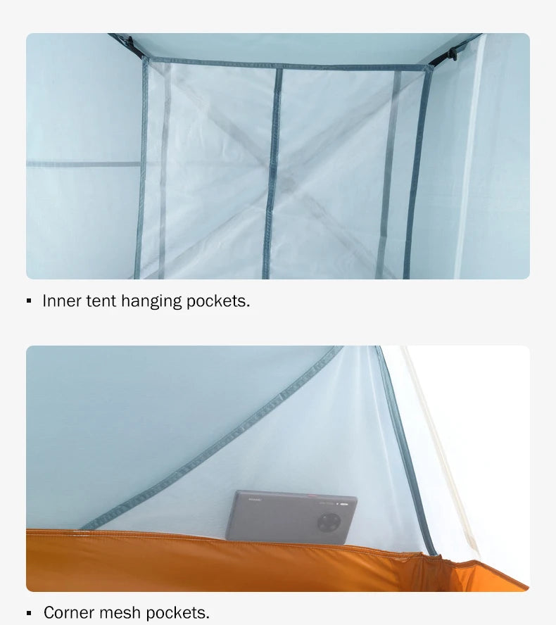 KAILAS STAR NIGHT III Tent Hiking Ultralight 3-4 Person Double Layer Windproof Outdoor Camping Waterproof Tourist Tent KT2203213