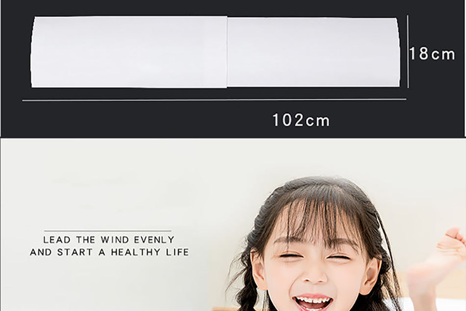 Scalable Hanging-type Air Conditioning Windshield Anti-direct Blowing Air Deflector Household Air Conditioning Baffle WB001