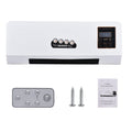2 in 1 Wall-mounted Air Conditioner Electric Heating Fan with Remote Control Hot Wind Natural Wind Simple Air Conditioner Fan