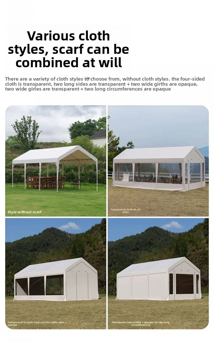 Large Event Tents, 6x3m, 6x4m, 6x5m Tents, Suitable for Camping, Night Markets, Events, Accommodating 12 to 30 People